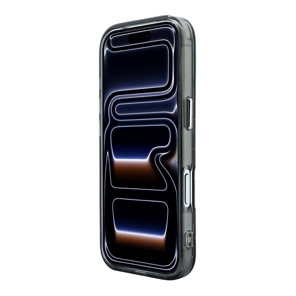Apple iPhone 18 Pro Kılıf Karl Lagerfeld Orjinal Lisanslı Taşlı Elektro Kaplama Metal Logolu Kapak