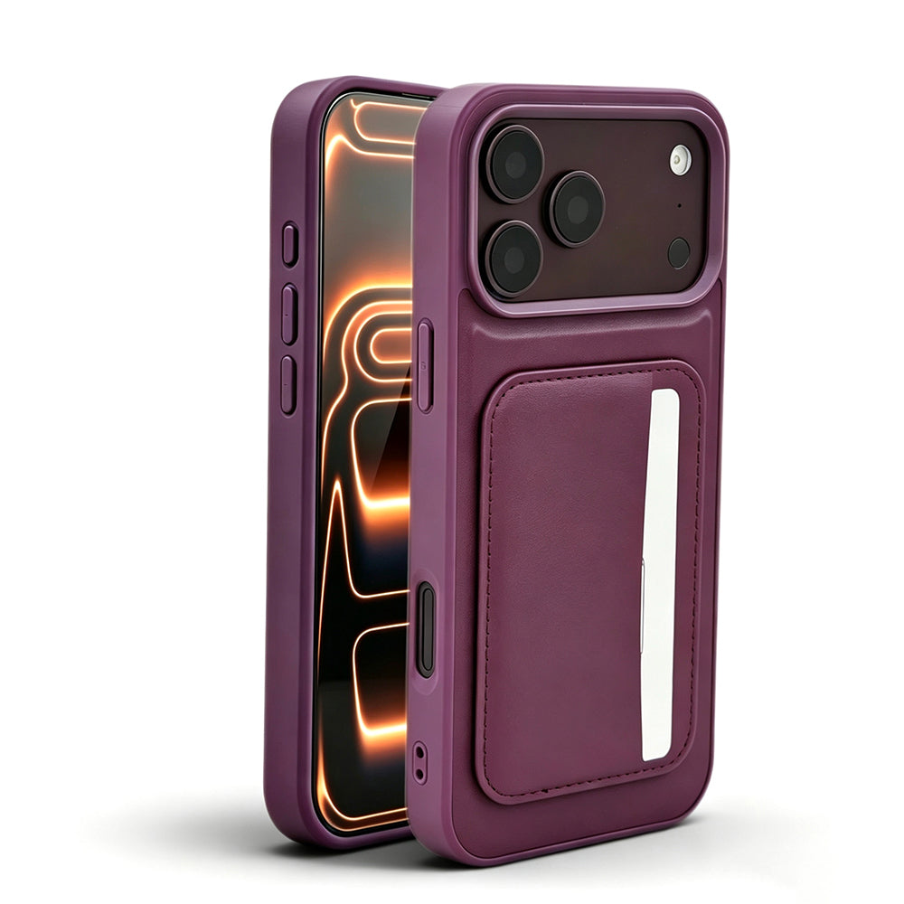 Apple iPhone 18 Pro Kılıf Kartlıklı Zore X-Kart Silikon Kapak