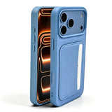 Apple iPhone 18 Pro Kılıf Kartlıklı Zore X-Kart Silikon Kapak