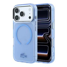 Apple iPhone 18 Pro Kılıf Lacoste Orjinal Lisanslı M-safe C-Magnet İkonik Timsah Logolu IML Frosted Kapak