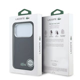 Apple iPhone 18 Pro Kılıf Lacoste Orjinal Lisanslı M-safe Şarj Özellikli Lake Timsah Logolu IML Frosted Kapak