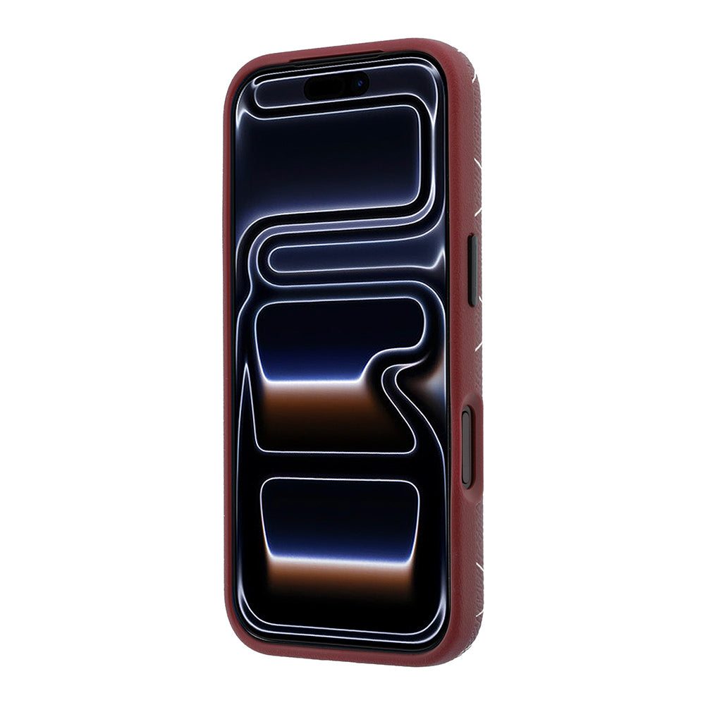 Apple iPhone 18 Pro Kılıf Lacoste Orjinal Lisanslı M-safe Şarj Özellikli Metal Logolu Deri Karışık Monogram Desenli Kapak