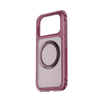 Apple iPhone 18 Pro Kılıf Lenyes Air Bumper Serisi M-safe Şarj Özellikli Airbag Tasarımlı Standlı Kapak
