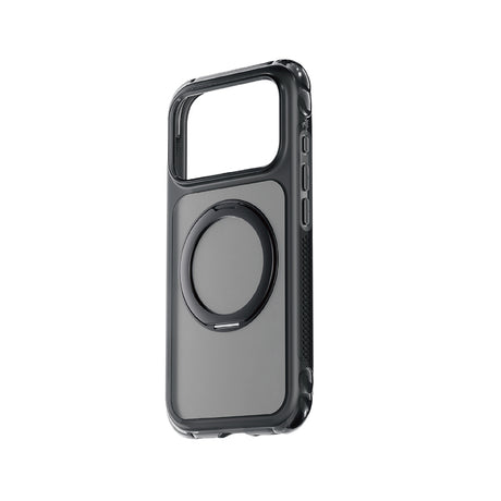 Apple iPhone 18 Pro Kılıf Lenyes Air Bumper Serisi M-safe Şarj Özellikli Airbag Tasarımlı Standlı Kapak
