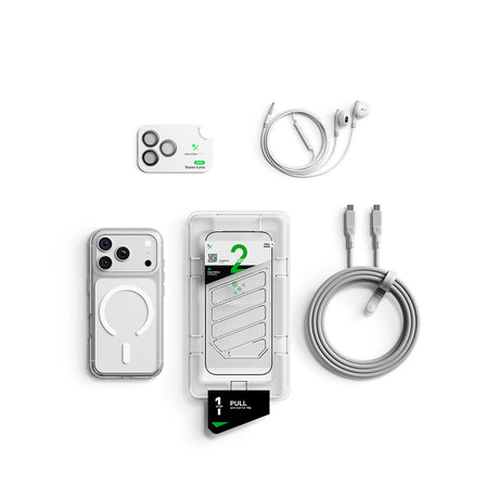Apple iPhone 18 Pro Kılıf M-safe Özellikli Amazingthing Minimal Serisi 5in1 Aksesuar Seti