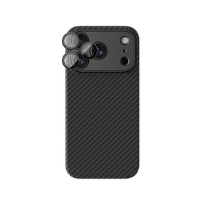 Apple iPhone 18 Pro Kılıf M-Safe Şarj Özellikli 1500D Aramid Fiber AmazingThing Titan Max SLens Serisi Kapak