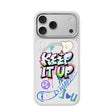 Apple iPhone 18 Pro Kılıf M-safe Şarj Özellikli 3D Baskılı Tasarım Mutural Graffiti Serisi Kapak