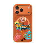 Apple iPhone 18 Pro Kılıf M-safe Şarj Özellikli 3D Baskılı Tasarım Mutural Graffiti Serisi Kapak