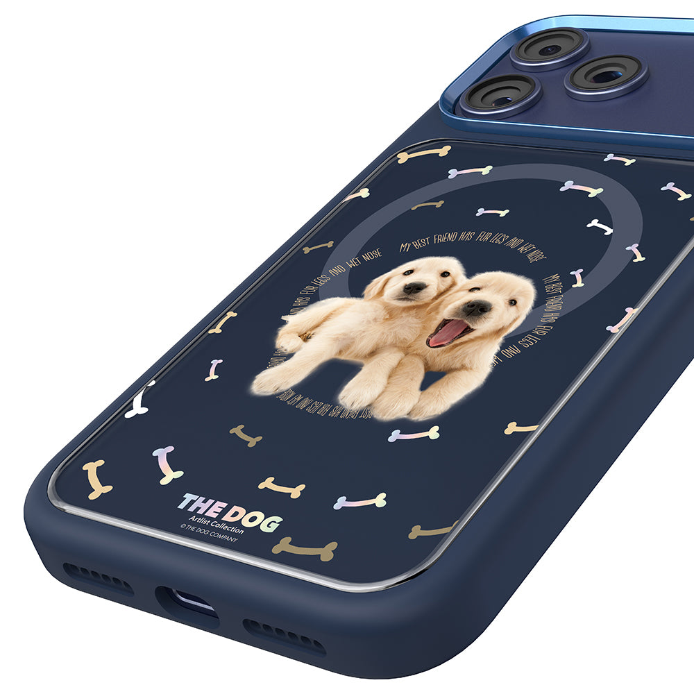 Apple iPhone 18 Pro Kılıf M-safe Şarj Özellikli 3D Baskılı Tasarım Mutural The Dog Serisi Kapak