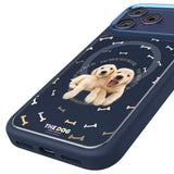 Apple iPhone 18 Pro Kılıf M-safe Şarj Özellikli 3D Baskılı Tasarım Mutural The Dog Serisi Kapak