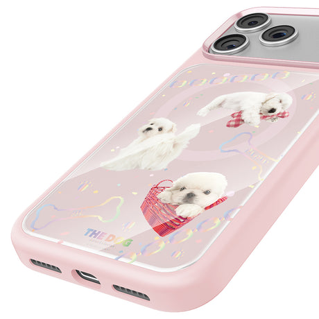 Apple iPhone 18 Pro Kılıf M-safe Şarj Özellikli 3D Baskılı Tasarım Mutural The Dog Serisi Kapak