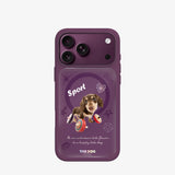 Apple iPhone 18 Pro Kılıf M-safe Şarj Özellikli 3D Baskılı Tasarım Mutural The Dog Serisi Kapak
