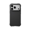 Apple iPhone 18 Pro Kılıf M-safe Şarj Özellikli 600D Aramid Fiber Pitaka Black-Grey Twill Serisi Cairn Kapak