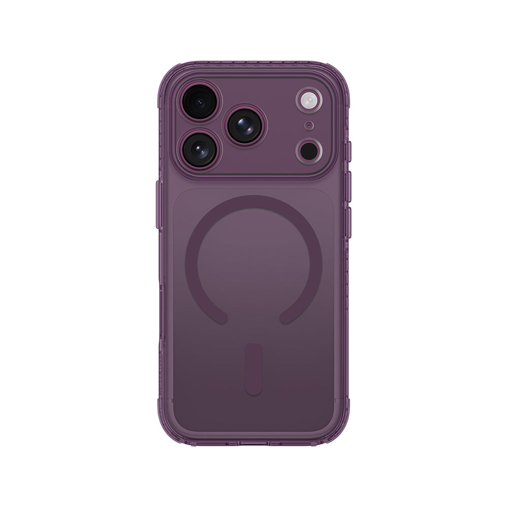 Apple iPhone 18 Pro Kılıf M-Safe Şarj Özellikli Airbag Tasarımlı AmazingThing Titan Pro Lens Serisi Kapak