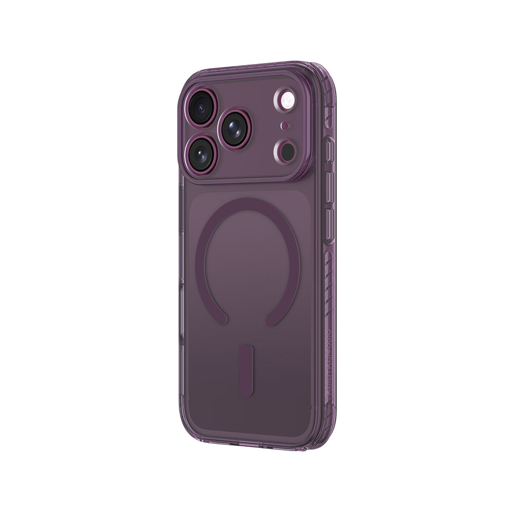 Apple iPhone 18 Pro Kılıf M-Safe Şarj Özellikli Airbag Tasarımlı AmazingThing Titan Pro Lens Serisi Kapak
