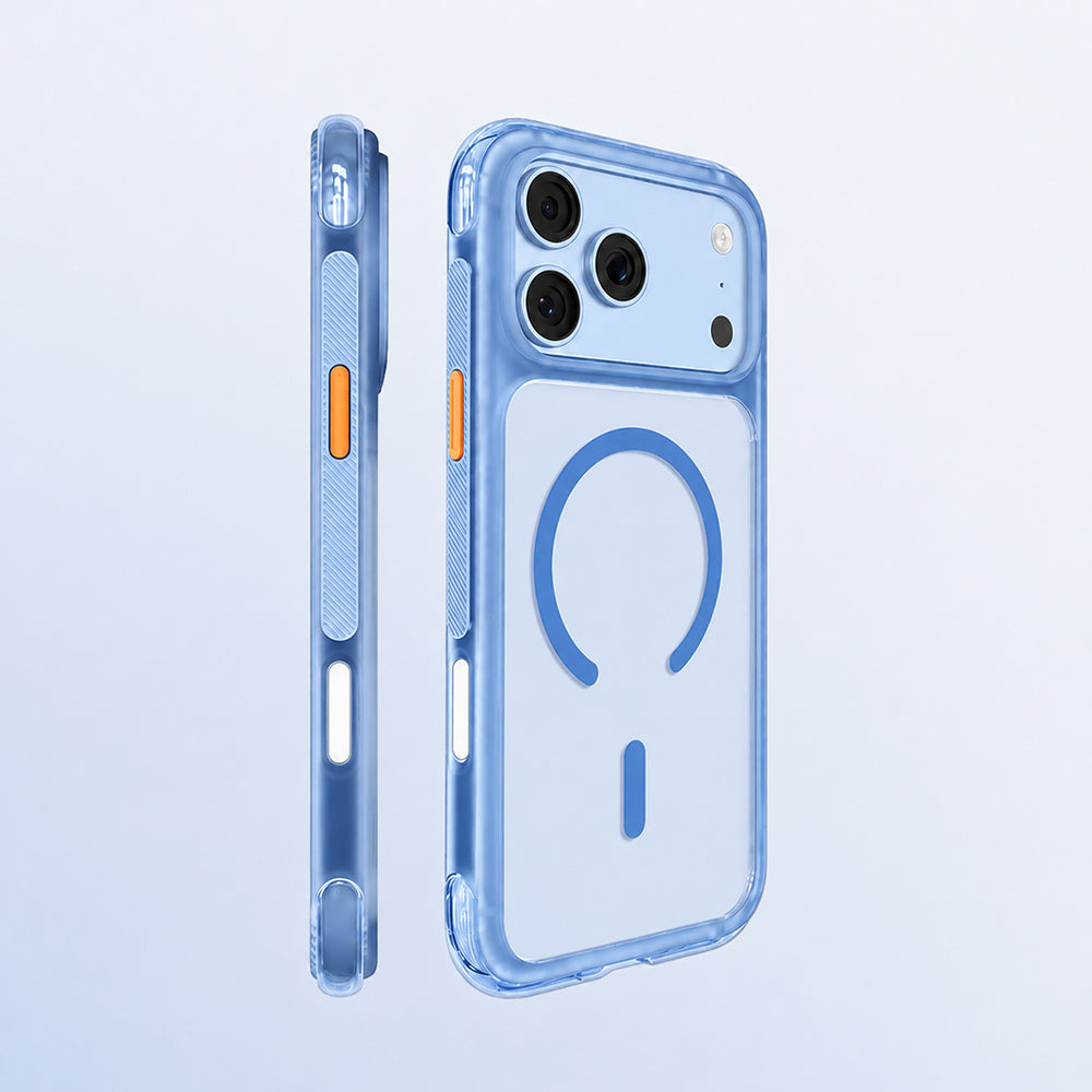 Apple iPhone 18 Pro Kılıf M-safe Şarj Özellikli Airbag Tasarımlı Mutural Air Shield Serisi Kapak