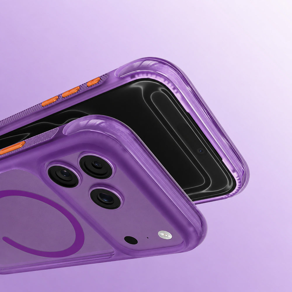 Apple iPhone 18 Pro Kılıf M-safe Şarj Özellikli Airbag Tasarımlı Mutural Air Shield Serisi Kapak