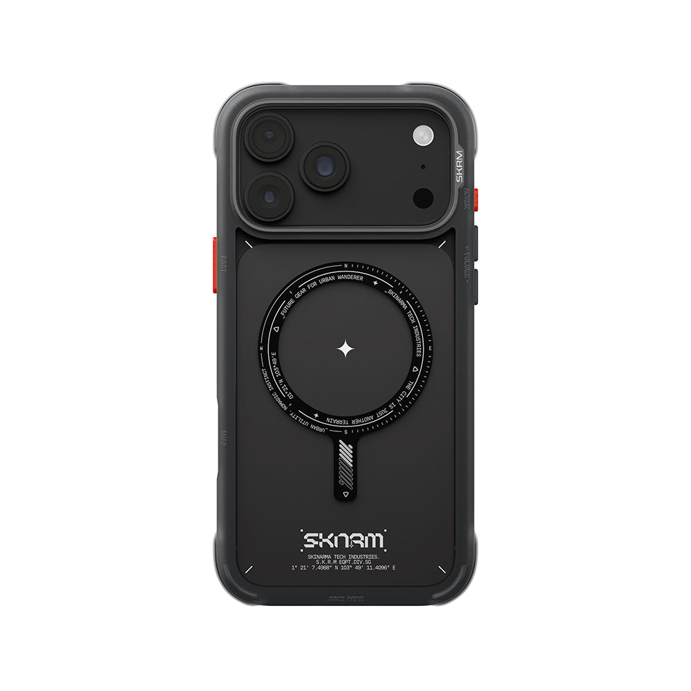 Apple iPhone 18 Pro Kılıf M-Safe Şarj Özellikli Airbag Tasarımlı Skinarma Avion Kapak