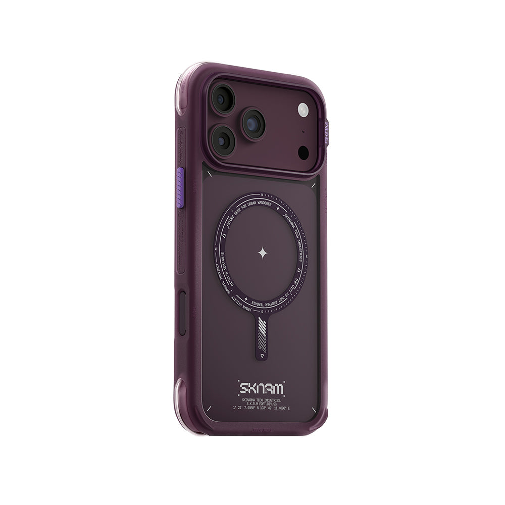 Apple iPhone 18 Pro Kılıf M-Safe Şarj Özellikli Airbag Tasarımlı Skinarma Avion Kapak