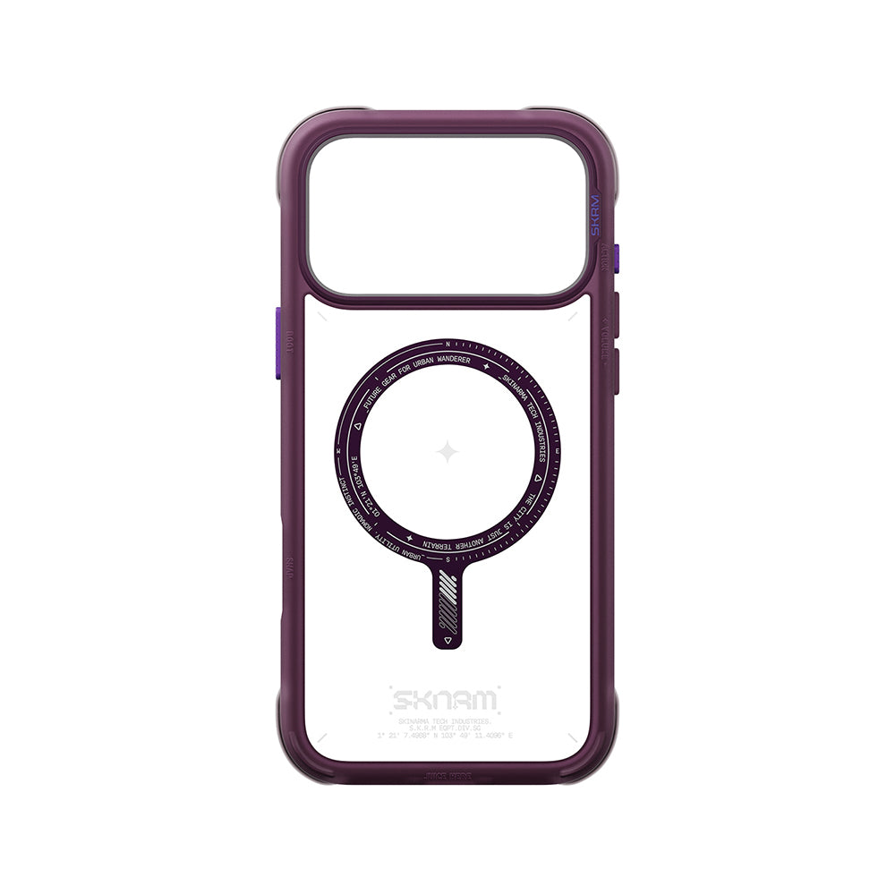Apple iPhone 18 Pro Kılıf M-Safe Şarj Özellikli Airbag Tasarımlı Skinarma Avion Kapak