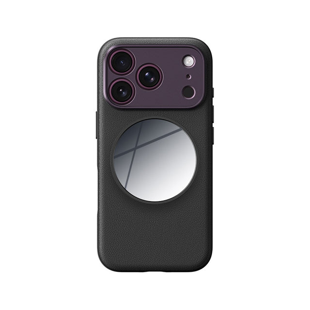 Apple iPhone 18 Pro Kılıf M-safe Şarj Özellikli Amazingthing Glamour Allskin Serisi Aynalı Tutucu Standlı Set