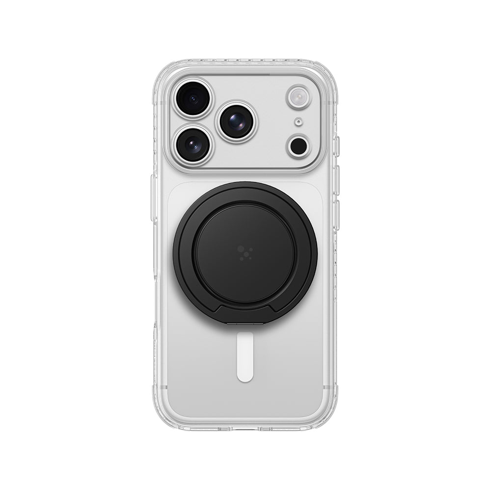 Apple iPhone 18 Pro Kılıf M-safe Şarj Özellikli Amazingthing Titan Pro Serisi Pop Ring Standlı Set