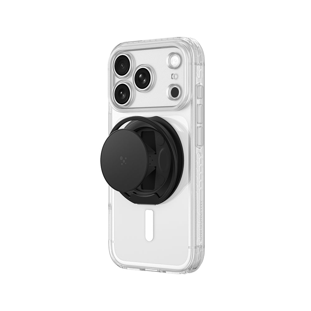 Apple iPhone 18 Pro Kılıf M-safe Şarj Özellikli Amazingthing Titan Pro Serisi Pop Ring Standlı Set