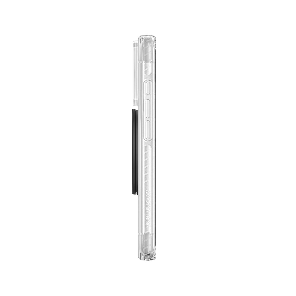 Apple iPhone 18 Pro Kılıf M-safe Şarj Özellikli Amazingthing Titan Pro Serisi Pop Ring Standlı Set