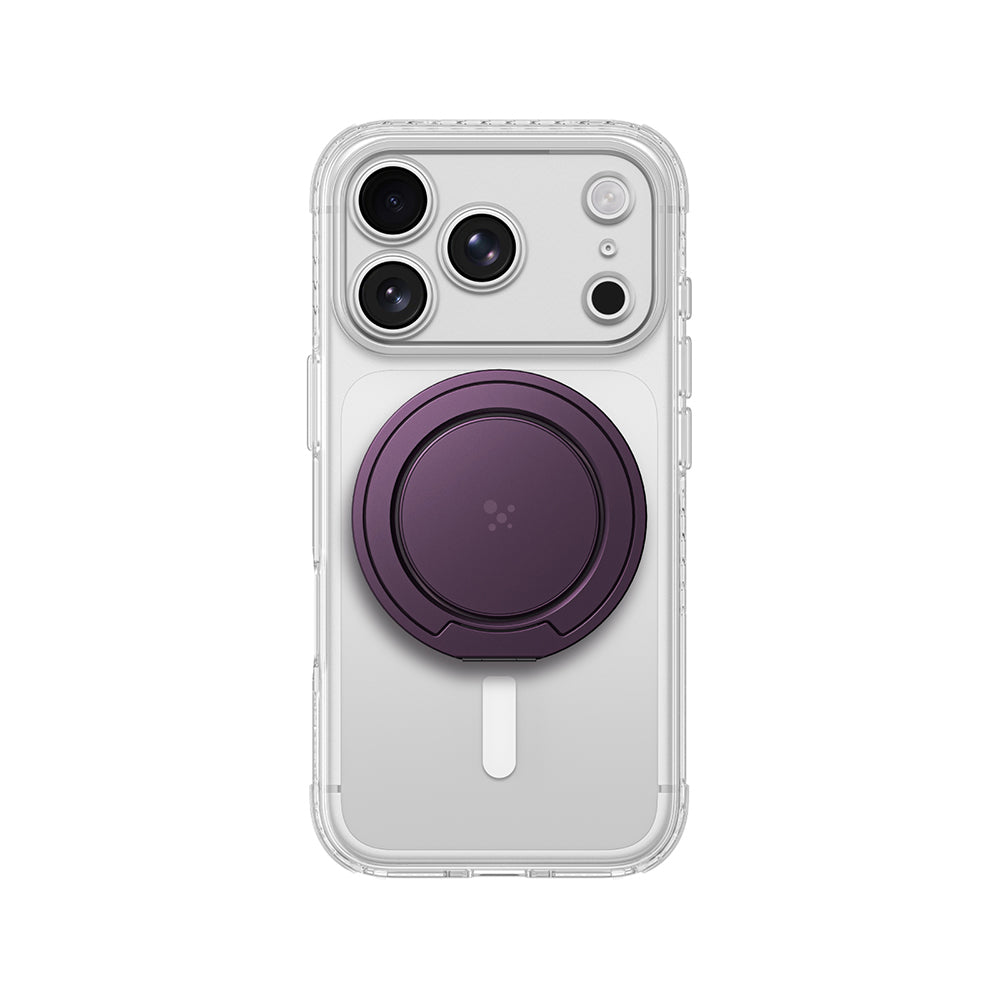 Apple iPhone 18 Pro Kılıf M-safe Şarj Özellikli Amazingthing Titan Pro Serisi Pop Ring Standlı Set
