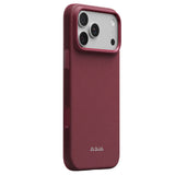Apple iPhone 18 Pro Kılıf M-safe Şarj Özellikli Aramid Karbon Fiber Pitaka Argyle Serisi Summa Kapak