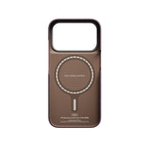 Apple iPhone 18 Pro Kılıf M-safe Şarj Özellikli Aramid Karbon Fiber Pitaka Weaving Serisi Kapak