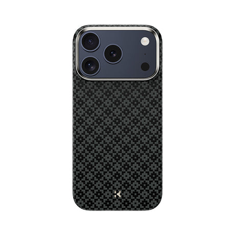 Apple iPhone 18 Pro Kılıf M-Safe Şarj Özellikli Benks ArmorAir ArmorGrid Serisi Yükseltilmiş Kamera Çerçevesi C1 Kevlar Karbon Kapak