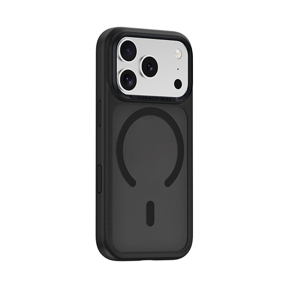 Apple iPhone 18 Pro Kılıf M-Safe Şarj Özellikli Benks Mist C-Magnet Yeni Seri Kapak