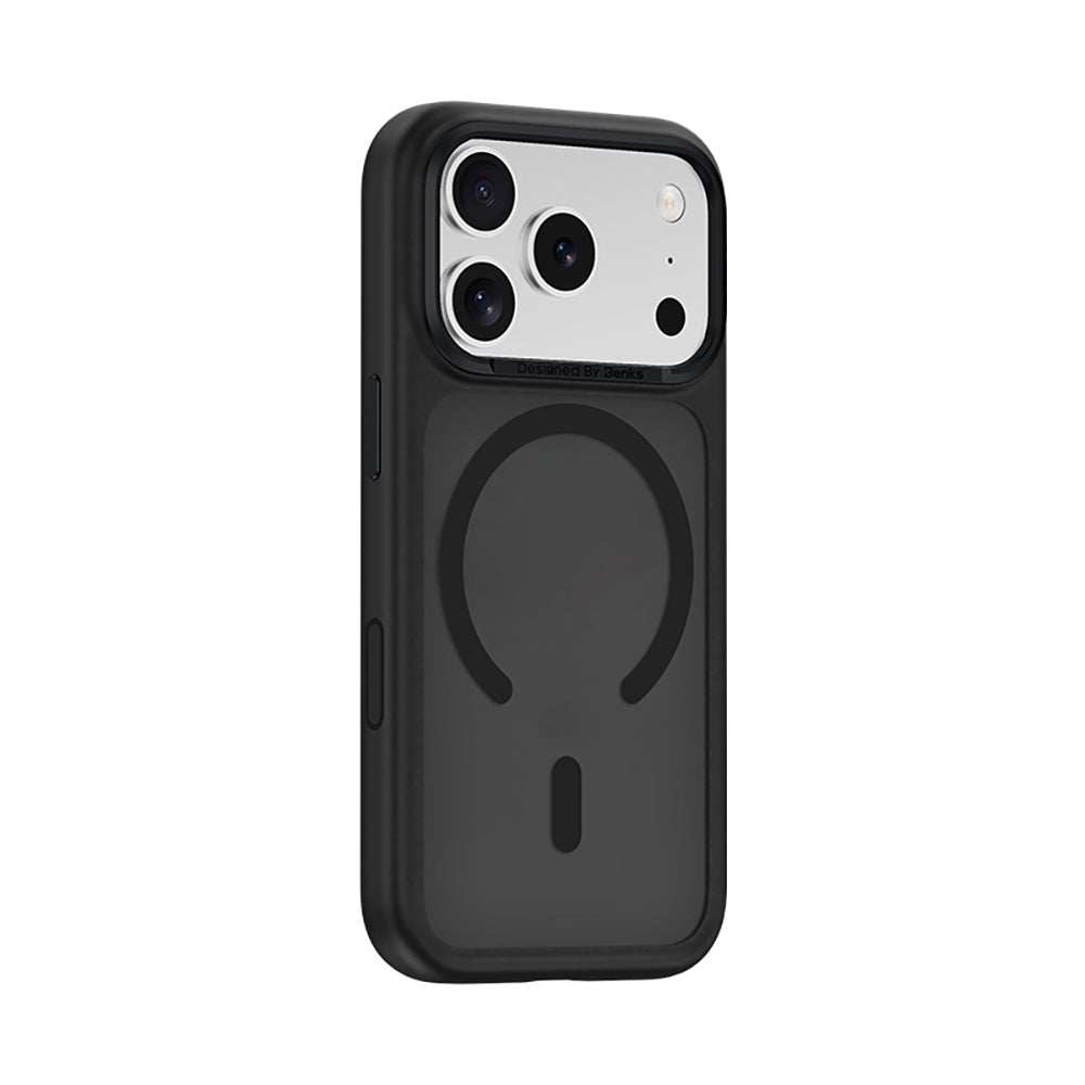 Apple iPhone 18 Pro Kılıf M-Safe Şarj Özellikli Benks Mist C-Magnet Yeni Seri Kapak