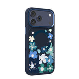 Apple iPhone 18 Pro Kılıf M-safe Şarj Özellikli Çiçek Tasarımlı Mutural Flower Serisi Kapak