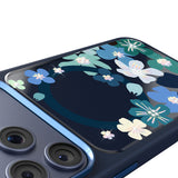 Apple iPhone 18 Pro Kılıf M-safe Şarj Özellikli Çiçek Tasarımlı Mutural Flower Serisi Kapak