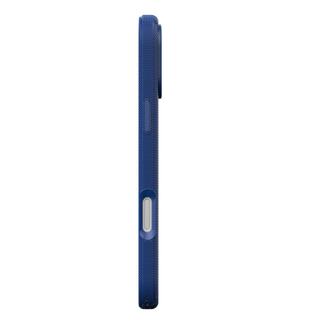 Apple iPhone 18 Pro Kılıf M-Safe Şarj Özellikli Çizgi Desenli Kumaş Dokulu Zore Paris Lorin Kapak