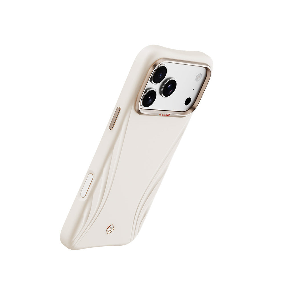 Apple iPhone 18 Pro Kılıf M-Safe Şarj Özellikli Çizgili Logolu Udemos Freedom Serisi Kapak