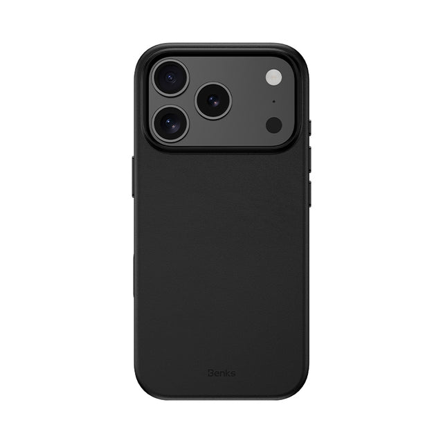 Apple iPhone 18 Pro Kılıf M-safe Şarj Özellikli Çizilmeye Dayanıklı Benks VitaPro Serisi PU Deri Kapak