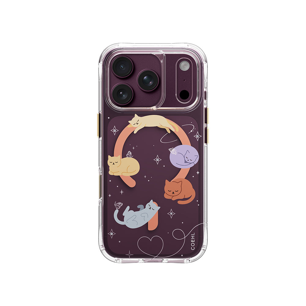 Apple iPhone 18 Pro Kılıf M-safe Şarj Özellikli Coehl Elysia Serisi Kapak