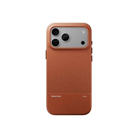 Apple iPhone 18 Pro Kılıf M-safe Şarj Özellikli Deri Dokulu Native Union RE Classic Serisi Kapak