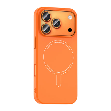 Apple iPhone 18 Pro Kılıf M-Safe Şarj Özellikli Kamera Korumalı Zore Elio Sert PC Kapak
