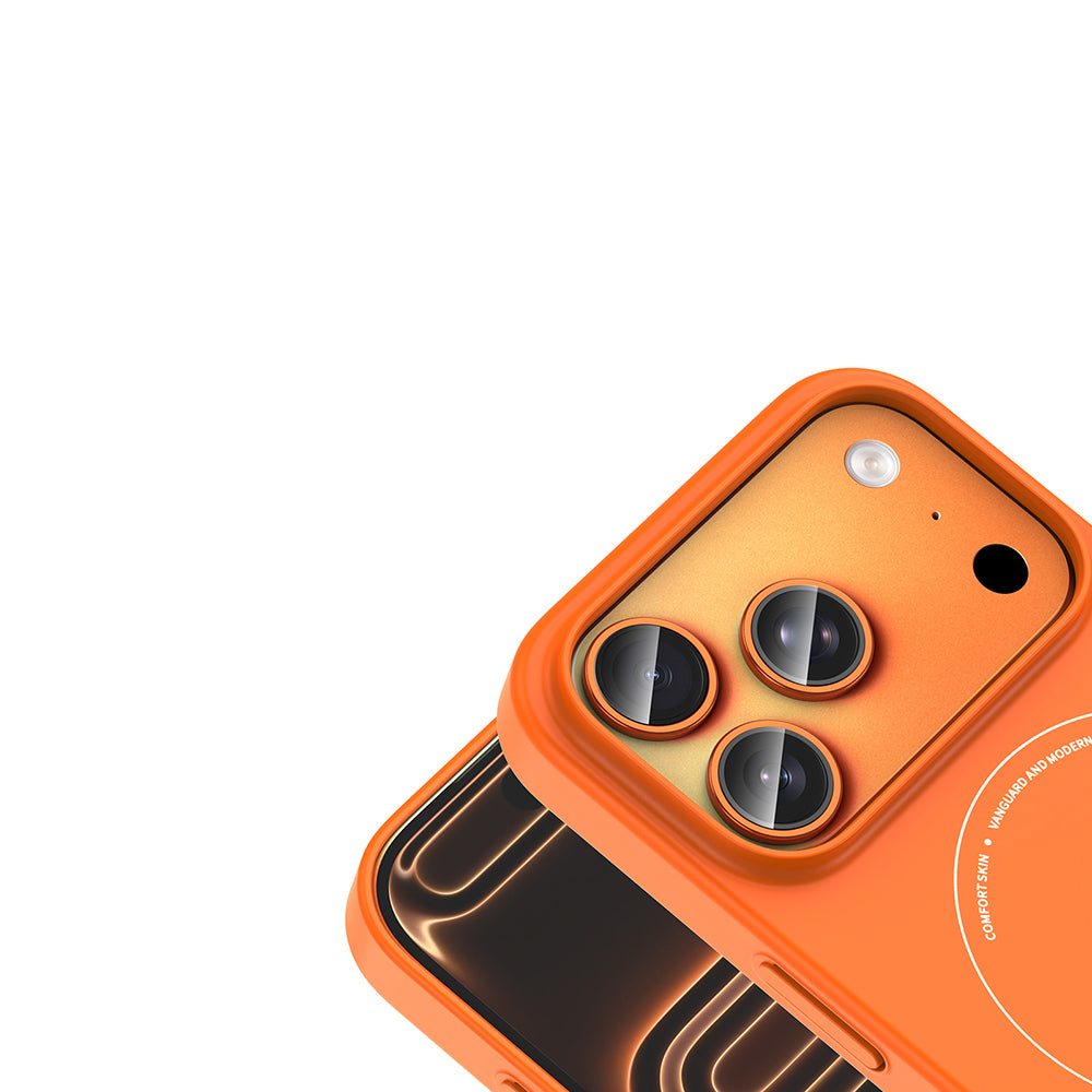 Apple iPhone 18 Pro Kılıf M-Safe Şarj Özellikli Kamera Korumalı Zore Elio Sert PC Kapak
