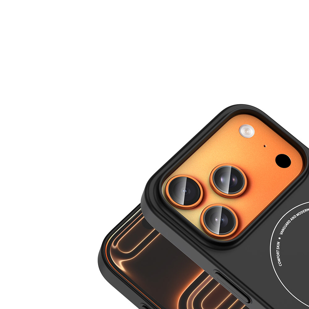 Apple iPhone 18 Pro Kılıf M-Safe Şarj Özellikli Kamera Korumalı Zore Elio Sert PC Kapak