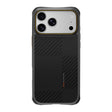 Apple iPhone 18 Pro Kılıf M-safe Şarj Özellikli Metal Kamera Çerçeveli Raptic Aramid Dual Karbon Fiber Mondrian Serisi Kapak