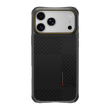 Apple iPhone 18 Pro Kılıf M-safe Şarj Özellikli Metal Kamera Çerçeveli Raptic Aramid Dual Karbon Fiber Mondrian Serisi Kapak