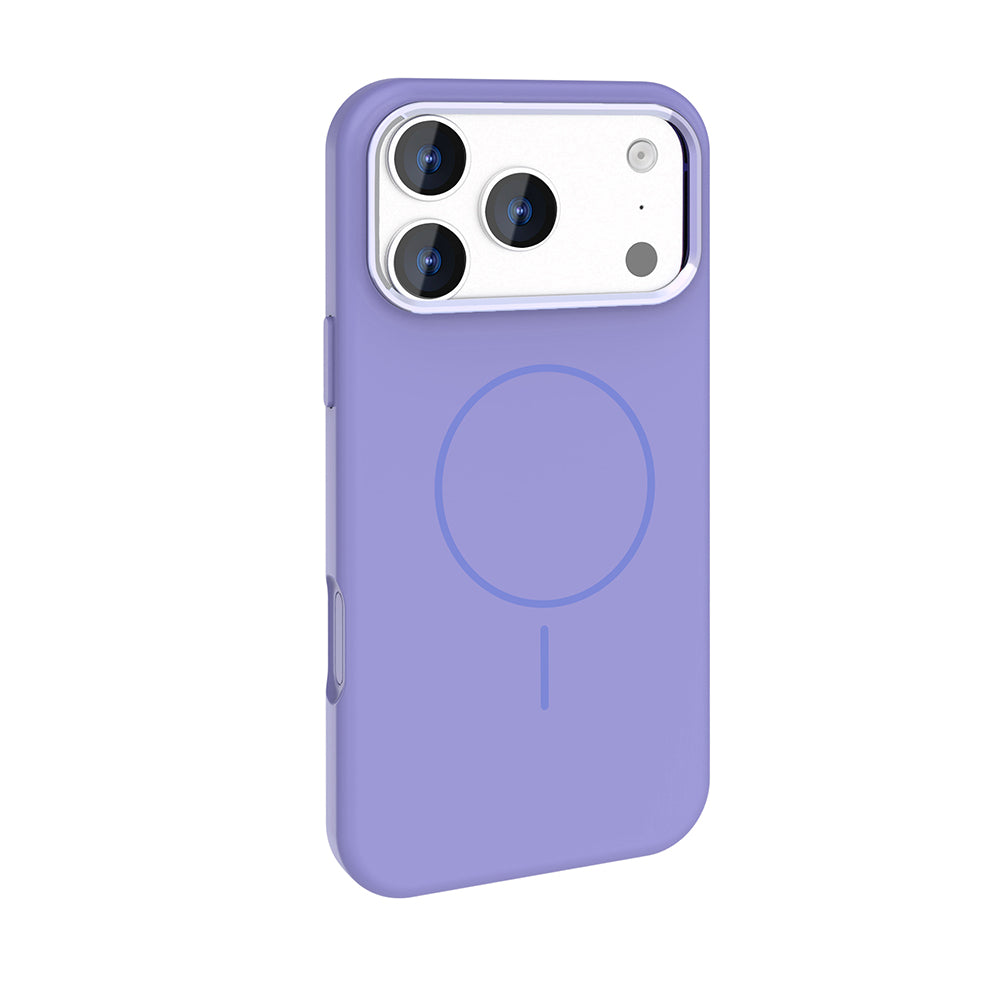 Apple iPhone 18 Pro Kılıf M-Safe Şarj Özellikli Metal Kamera Çerçeveli Zore Edi Silikon Kapak