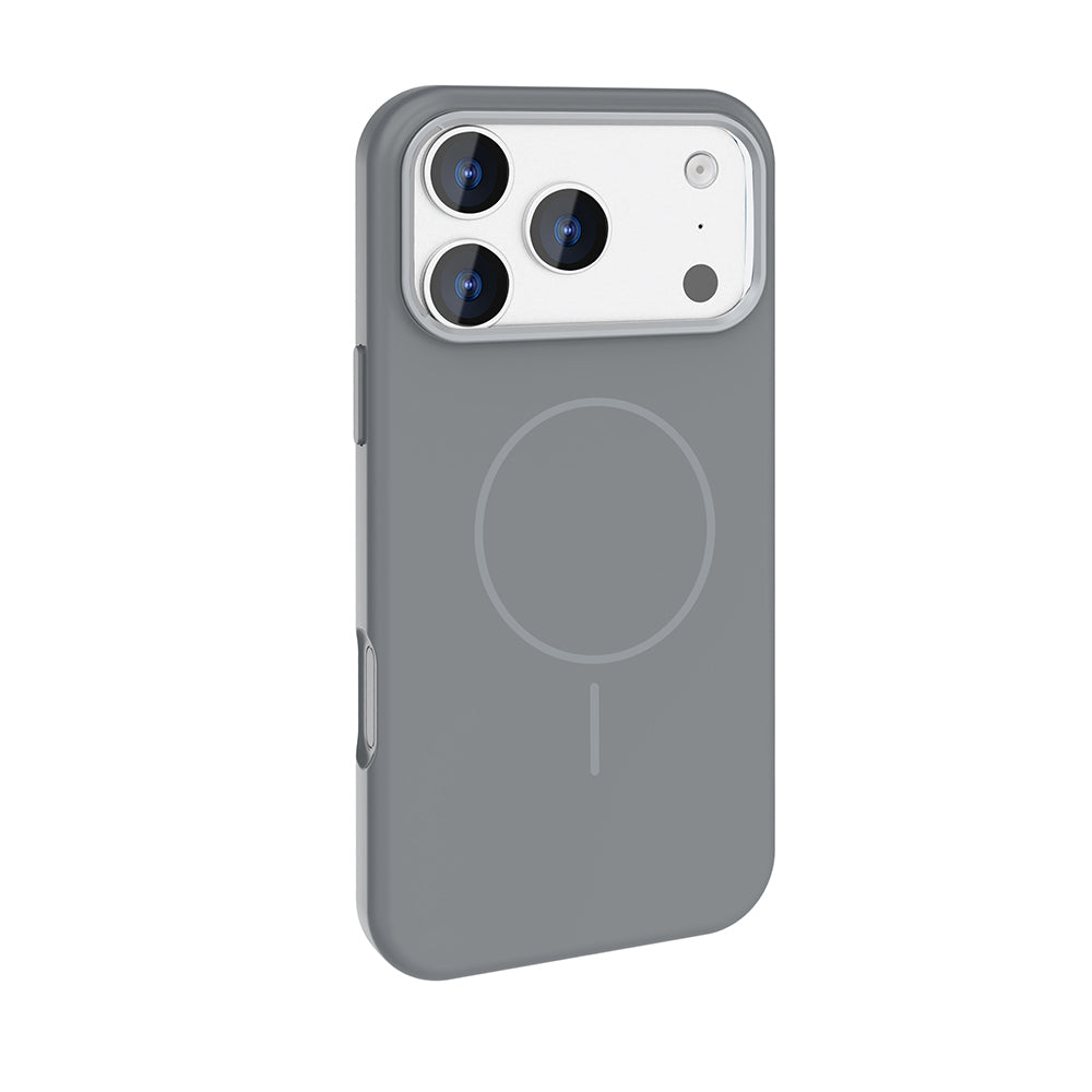 Apple iPhone 18 Pro Kılıf M-Safe Şarj Özellikli Metal Kamera Çerçeveli Zore Edi Silikon Kapak