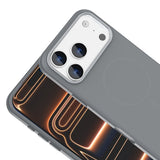 Apple iPhone 18 Pro Kılıf M-Safe Şarj Özellikli Metal Kamera Çerçeveli Zore Edi Silikon Kapak