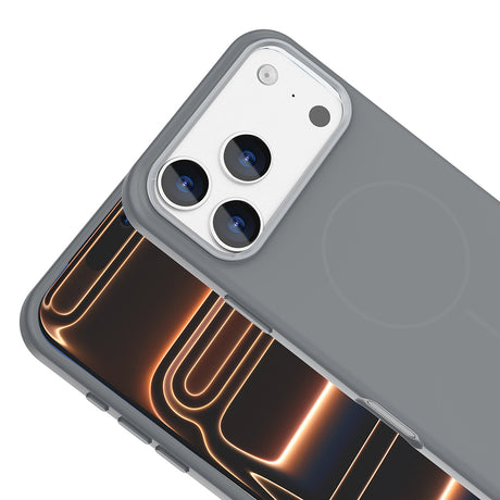 Apple iPhone 18 Pro Kılıf M-Safe Şarj Özellikli Metal Kamera Çerçeveli Zore Edi Silikon Kapak